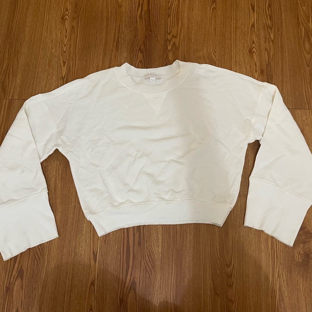 Spiritual Gangster XS White Sweatshirt